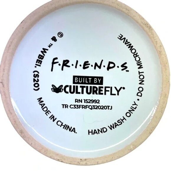 FRIENDS 12 ounce EUC ceramic CENTRAL PERK coffee mug TV show famous cafe Rachel - Picture 9 of 10